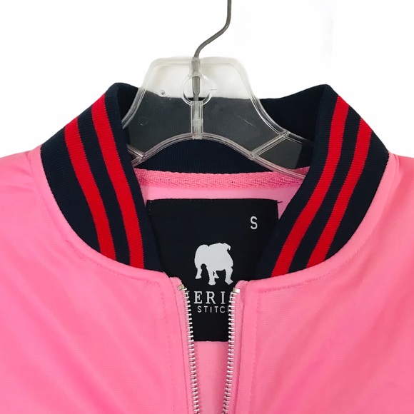 American Stitch Pink Varsity Jacket - Picture 6 of 10